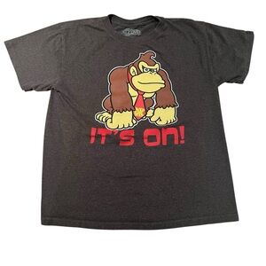 Nintendo Donkey Kong It’s On Graphic Tee Size Youth Large